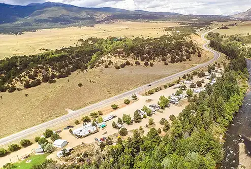 Photo showing Arkansas River Rim Campground and RV Park