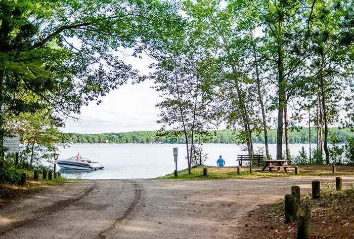 Big Bear Lake State Forest Campground & Pathway